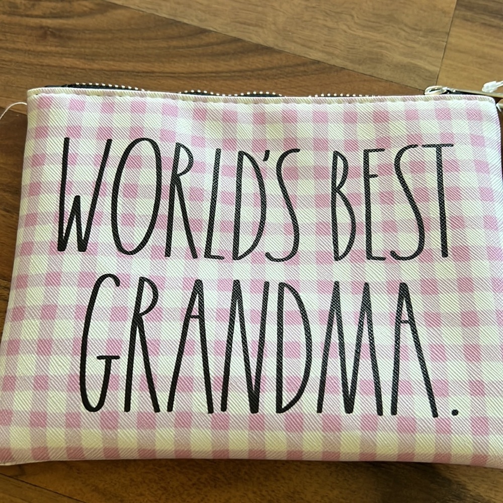 NWT Rae Dunn GRANDMA Zippered Pouch - Picture 4 of 13